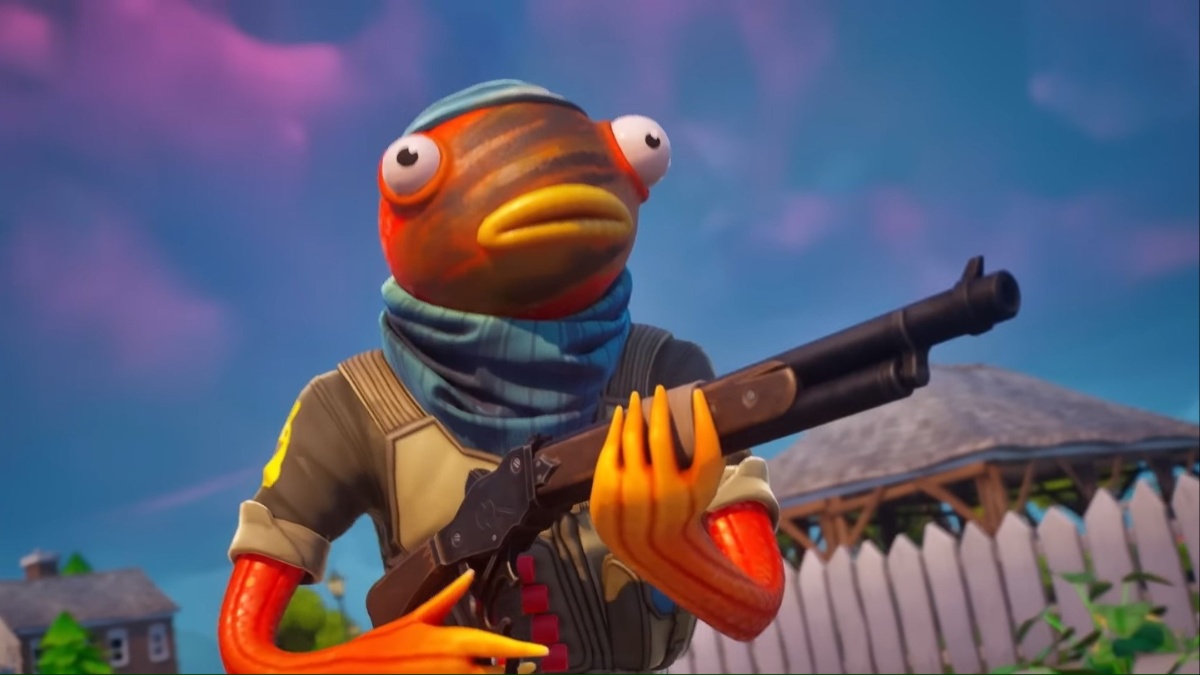 Как принять еле в Fortnite