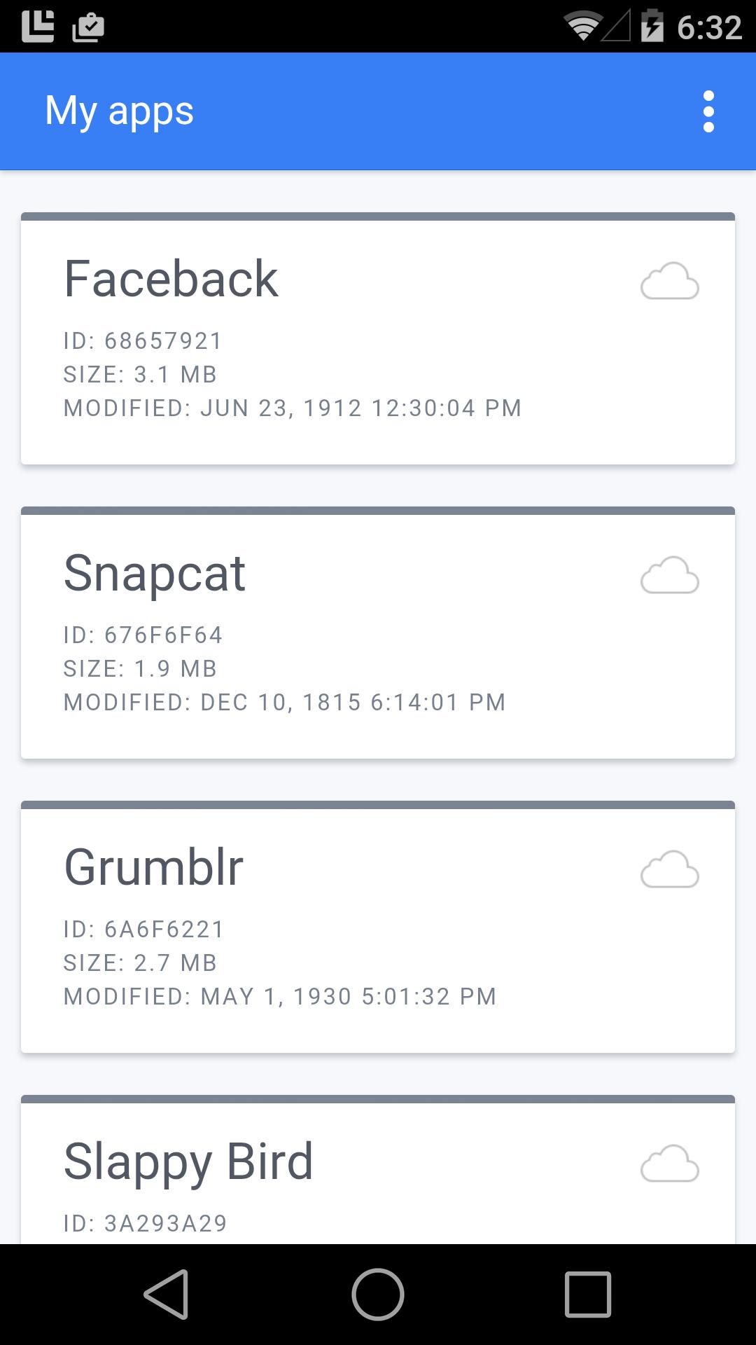 Legacy Ionic View