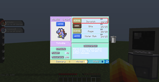精靈寶可夢GUI界面-火紅版pixelmon guis fire red inspired