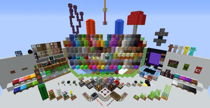 Minecraft 1.13.x Pacote mundial original de material