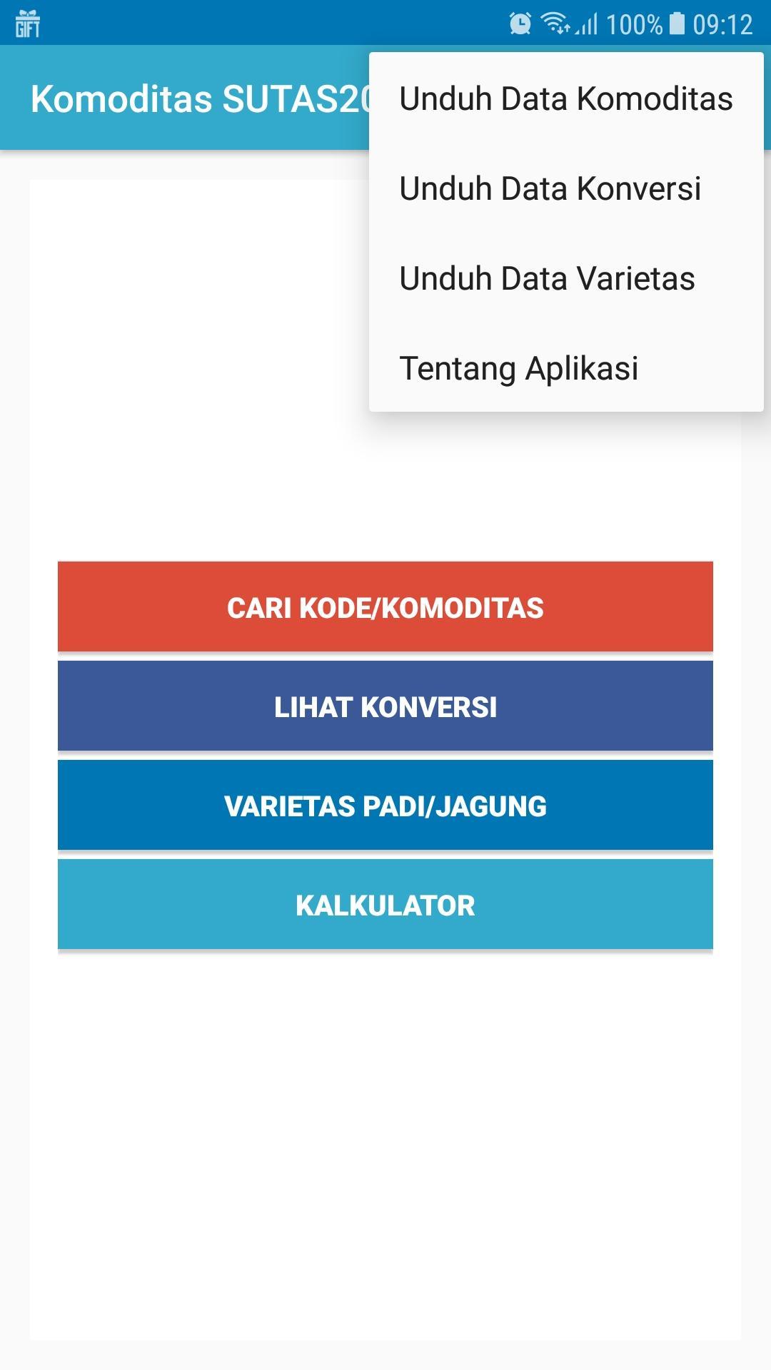 Komoditas SUTAS2018