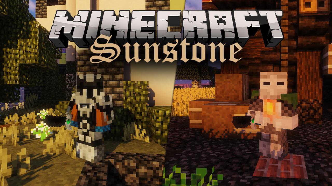 Minecraft Sunstone 자원 패키지