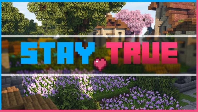 Minecraft Stay True Manter Pacote de Material Real | Minecraft1.14-1.20.1