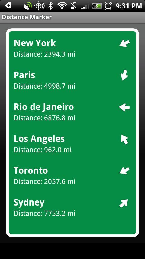 Distance Marker