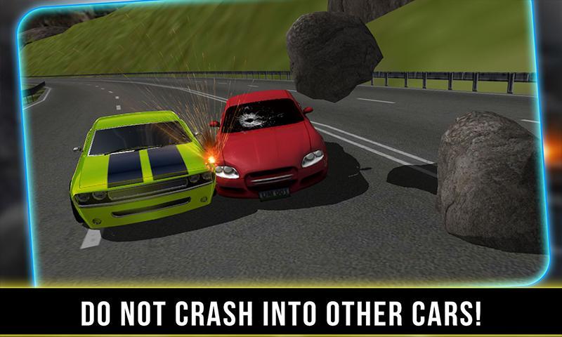 Landslide Car Crash Hill Climb
