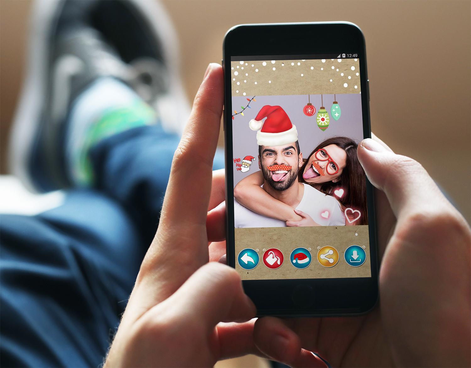 Merry Christmas Photo Collage Maker FREE 2018