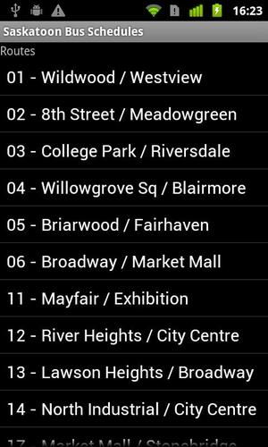 Saskatoon Bus Schedules