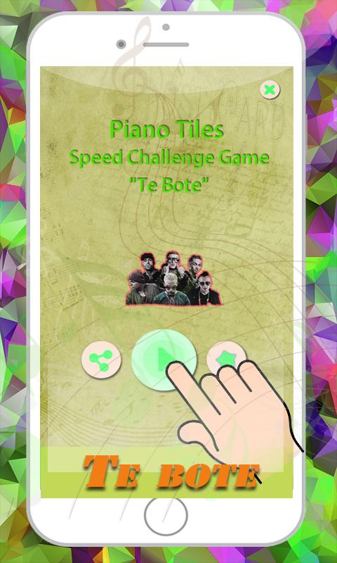 Te Bote - Piano Tiles - Bad bunny, Ozuna, Casper