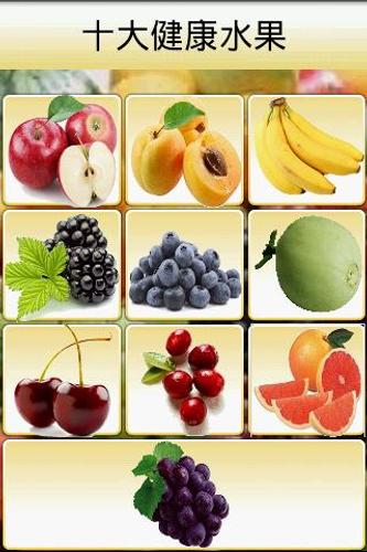 Top Ten healthy fruit