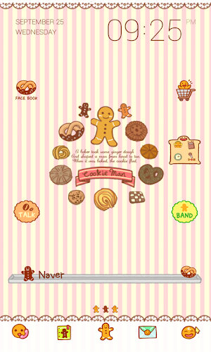 Well baked cookie man dodol