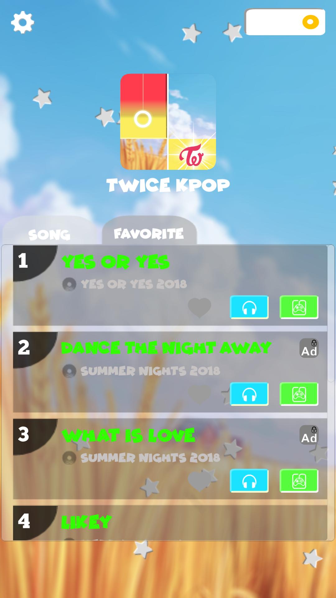 Cute Kpop Twice Piano Tiles Game