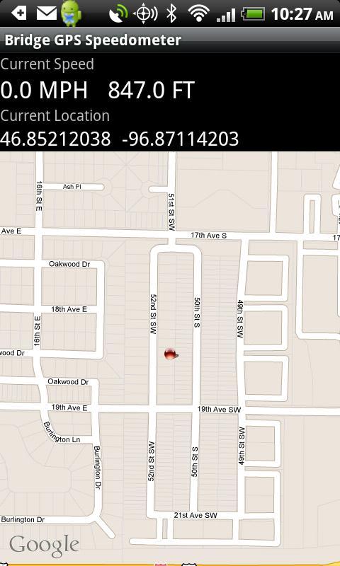 Bridge GPS Speedometer