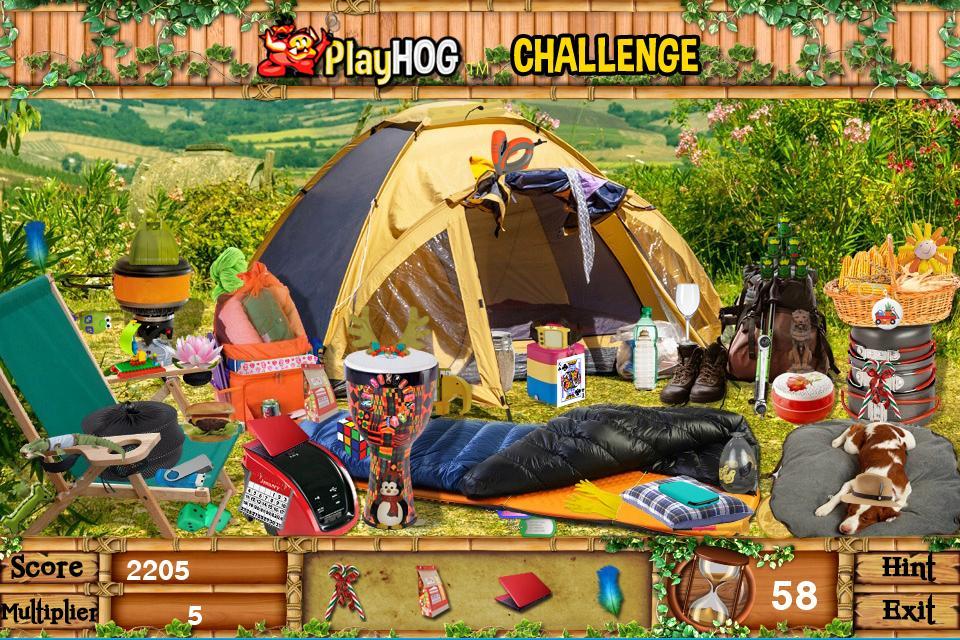 Challenge #146 Gone Camping New Free Hidden Object