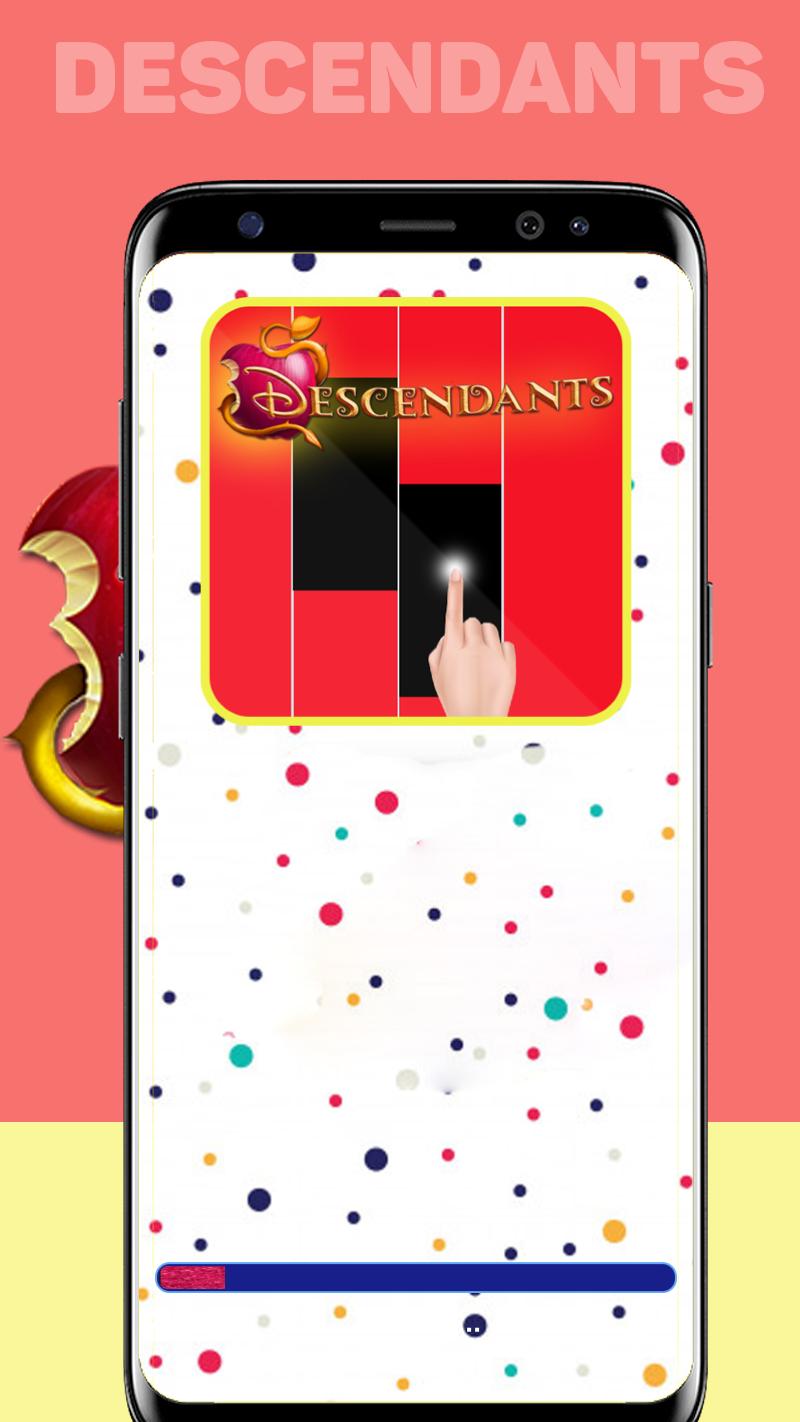 piano Descendant tiles game